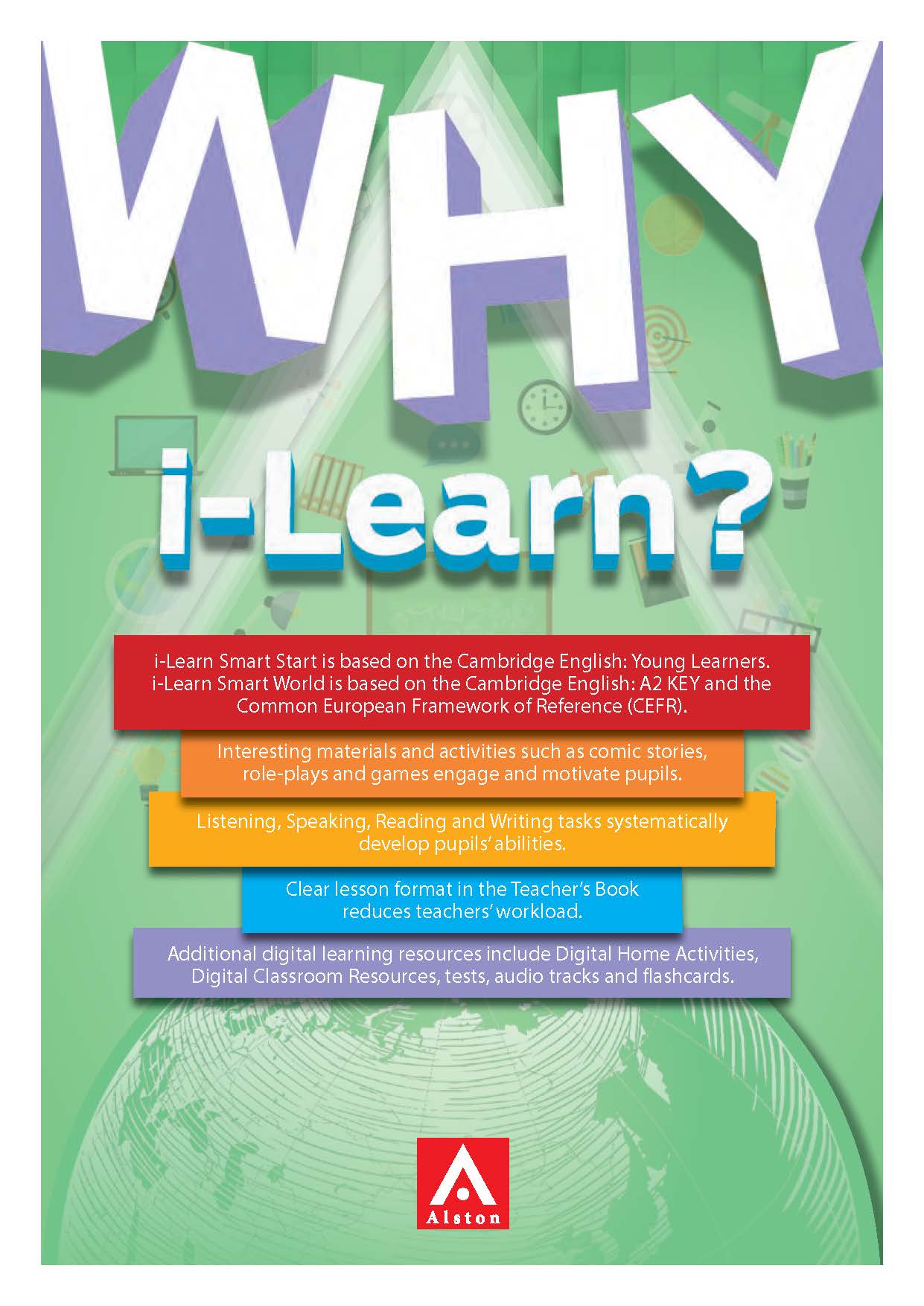 Alston 2019 i learn ELT Flyer Cover