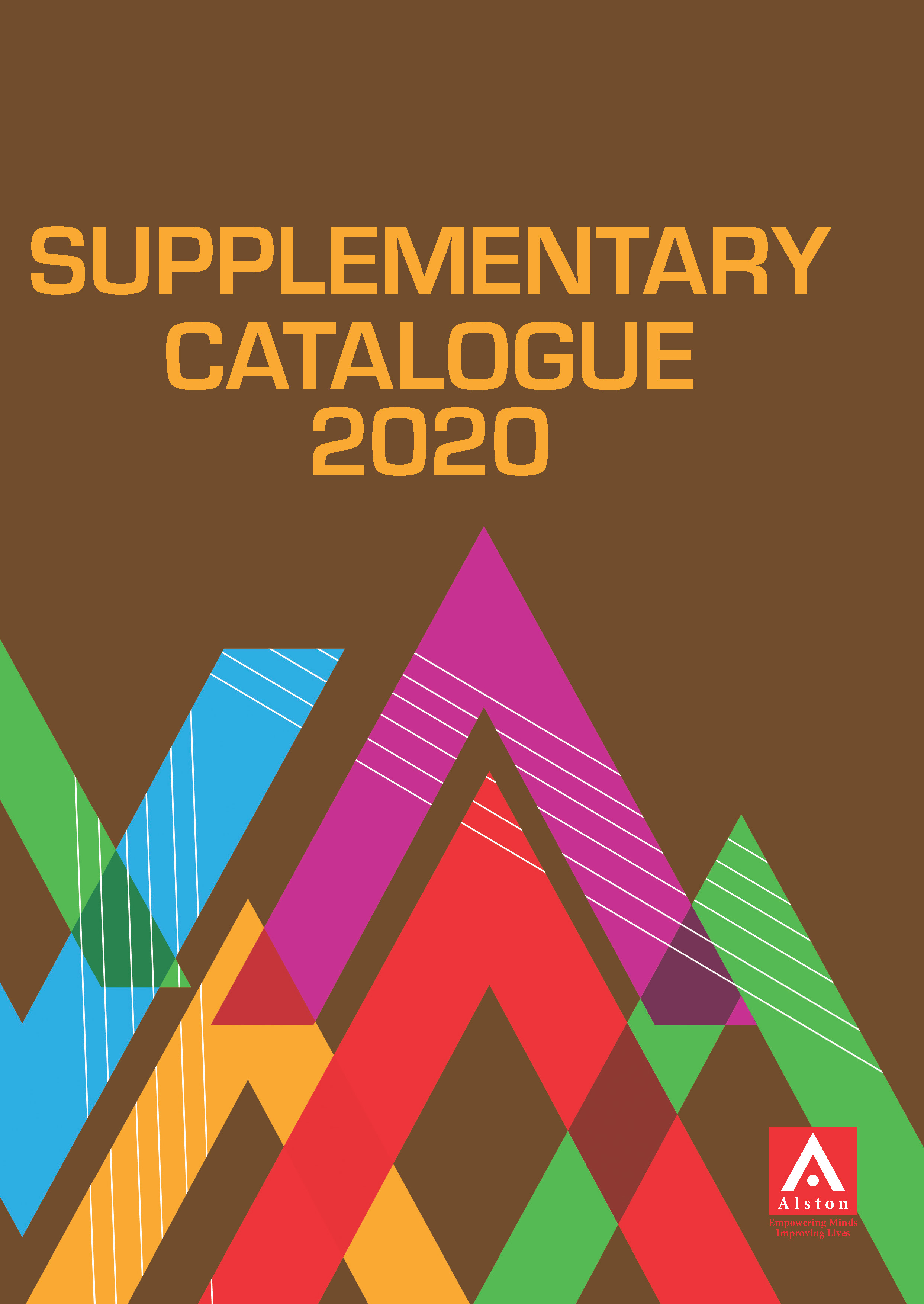 Supplementary Catalogue 2020 Front Cover